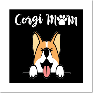 Corgi Mom (187) Posters and Art